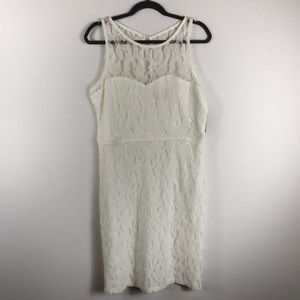 Marina Sleeveless Lace Dress